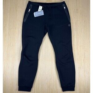 J Lindberg Men Athletic Pants Black XXL Tech Joggers Performance Stretch Fitness